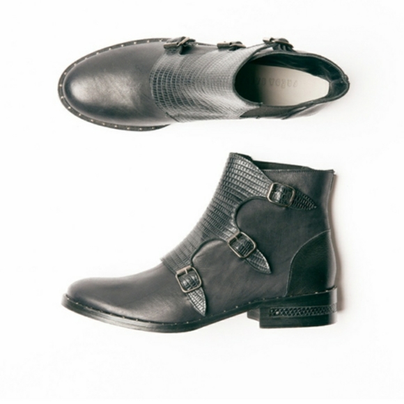 FRĒDA SALVADOR Leather Ankle Boots - Picture 2 of 16